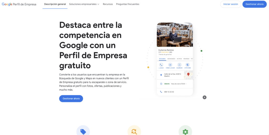 Empezar a configurar Google My  Business para mi Clínica Dental